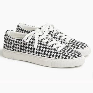 JCrew Houndstooth Sneakers